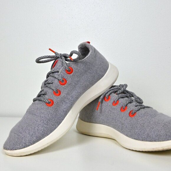 Allbirds Canada Maple Leaf Mizzles Merino Wool Runner Gray Sneakers US 12 UK 11 - Picture 12 of 16